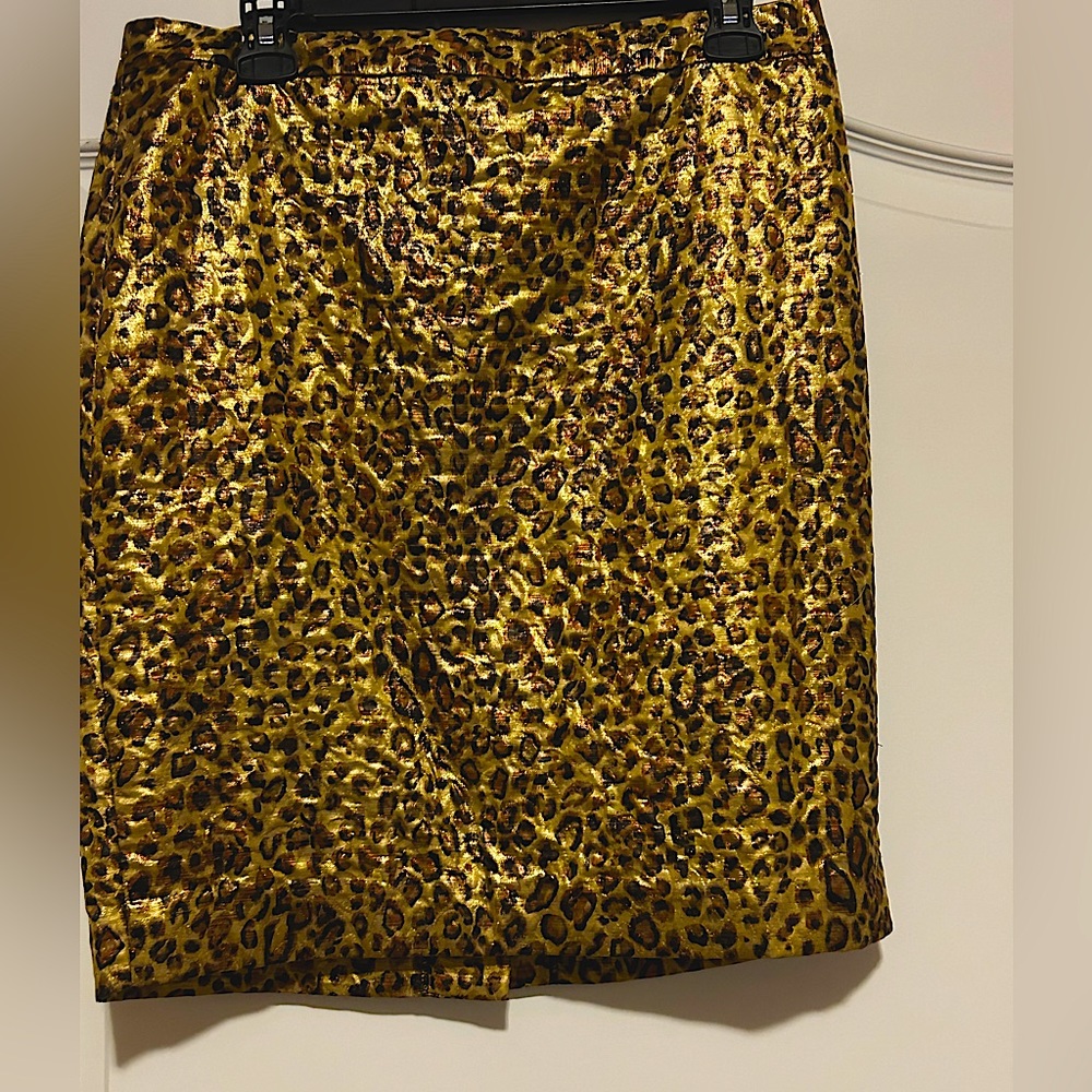 Animal print skirt